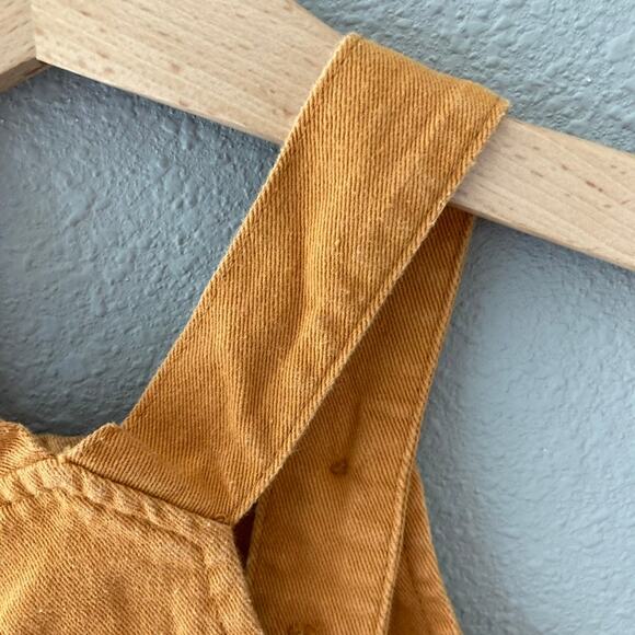 Baby Baby Embroidered Rainbow Golden Shortalls - Mustard Yellow - 3-6M - Picture 11 of 11